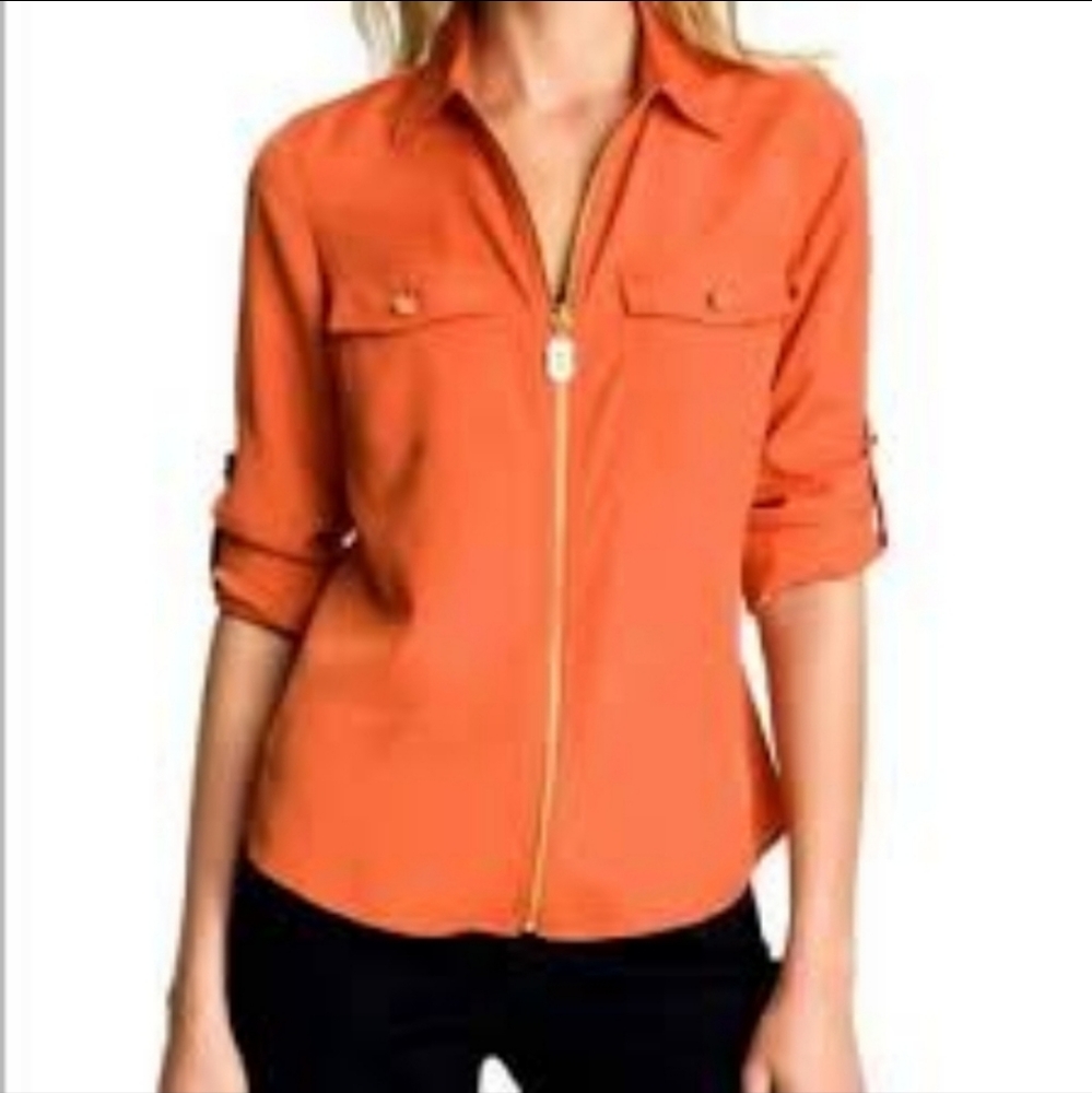 Michael Kors Zip Up Shirt